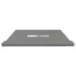 Transolid FZST4836C-40 Trimslate 48-in x 36-in Shower Base with Adjustable Single Threshold and Center Drain, Dark Grey