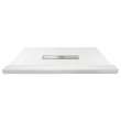 Transolid FZST6048C-31 Trimslate 60-in x 48-in Shower Base with Adjustable Single Threshold and Center Drain, White