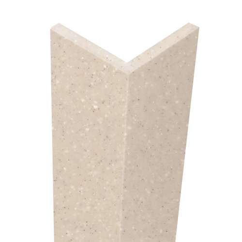 Transolid OCT962-28 Saramar 1.87-in x 1.87-in x 96-in Outside Corner Trim, Cashew