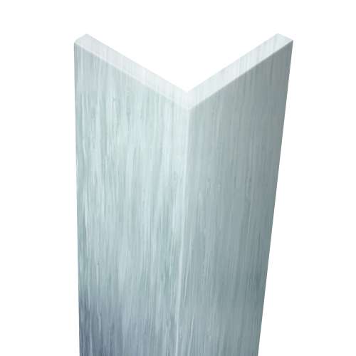 Transolid OCT962-186 Lusso 1.87-in x 1.87-in x 96-in Outside Corner Trim, Glacier Grey