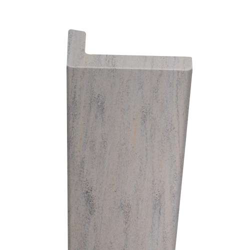 Transolid OTTK962-185 Lusso 1-in x 2-in x 96-in Over-Tile Trim, Creme Carmel