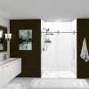 Transolid PWK603696-531 Prodigy 60-in x 36-in x 96-in Shower Wall Kit, White Horizontal Tile