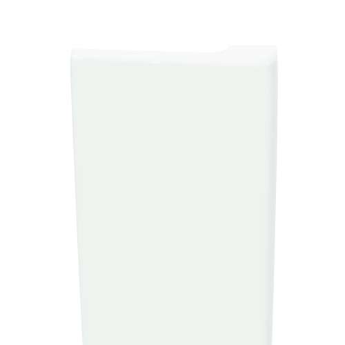 Transolid TRIM722-01 .5-in x 1.87-in x 72-in Surface Edge Trim, White