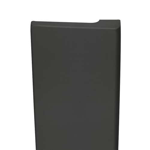 Transolid TRIM602-09 .5-in x 1.87-in x 60-in Surface Edge Trim, Black
