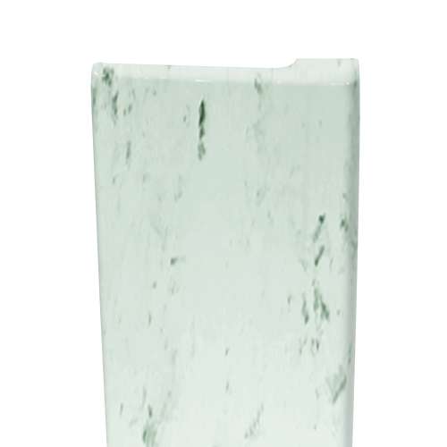 Transolid TRIM722-47 Saramar .5-in x 1.87-in x 72-in Surface Edge Trim, White Venito