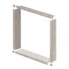 Transolid WTBK547-185 Lusso 54-in x 54-in x 7.5-in Window Trim, Creme Carmel