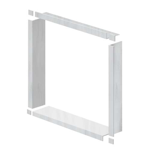Transolid WTBK547-190 Lusso 54-in x 54-in x 7.5-in Window Trim, Bellanca