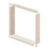 Transolid WTBK547-28 Saramar 54-in x 54-in x 7.5-in Window Trim, Cashew