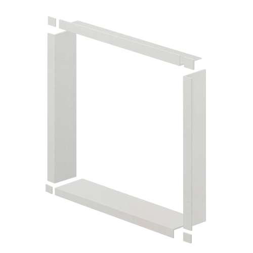 Transolid WTBK487-39 Expressions 48-in x 48-in x 7.5-in Window Trim, Grey