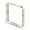 Transolid WTBK547-48 Saramar 54-in x 54-in x 7.5-in Window Trim, Biscotti Marble