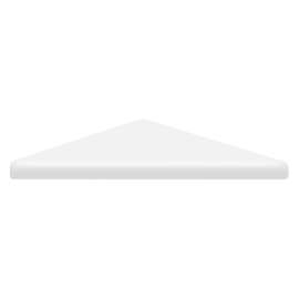 CS99SS-M 9-in x 9-in Solid Surface Corner Shelf, in White