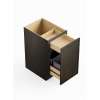 18-in x 24-in x 35-in Ready To Assemble Slim Shaker Double Trash Can Pull-Out Base Cabinet, Smokey Grey, BWB18-D-RTA-FR02-SG
