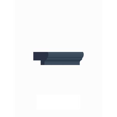96-in Light Rail Molding, Navy Blue, LRM-NB