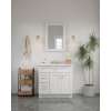 24-in x 34-in Shaker Framed Vanity Mirror, White, VM2434-MR-FR01-WH