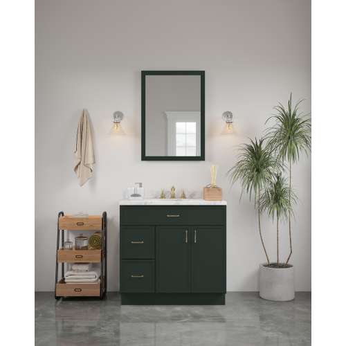 24-in x 34-in Slim Shaker Framed Vanity Mirror, Green, VM2434-MR-FR02-GR