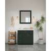 30-in x 34-in Shaker Framed Vanity Mirror, Green, VM3034-MR-FR01-GR