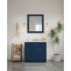 30-in x 34-in Shaker Framed Vanity Mirror, Navy Blue, VM3034-MR-FR01-NB