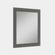 30-in x 34-in Shaker Framed Vanity Mirror, Smokey Grey, VM3034-MR-FR01-SG