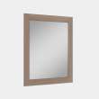 30-in x 34-in Shaker Framed Vanity Mirror, Tan Wood, VM3034-MR-FR01-TW