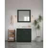 36-in x 34-in Shaker Framed Vanity Mirror, Green, VM3634-MR-FR01-GR