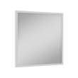 36-in x 34-in Slim Shaker Framed Vanity Mirror, White, VM3634-MR-FR02-WH