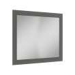 36-in x 34-in Shaker Framed Vanity Mirror, Smokey Grey, VM3634-MR-FR01-SG