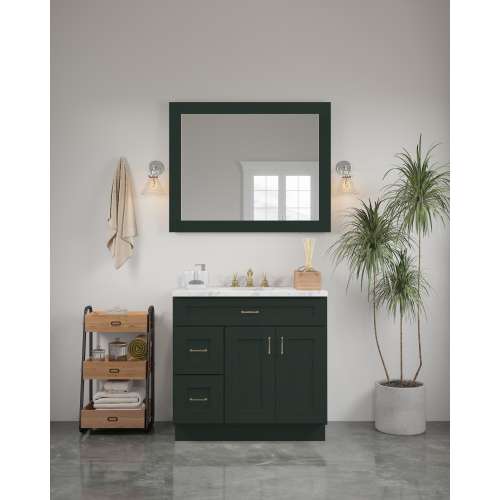 42-in x 34-in Shaker Framed Vanity Mirror, Green, VM4234-MR-FR01-GR