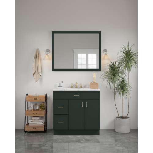 42-in x 34-in Slim Shaker Framed Vanity Mirror, Green, VM4234-MR-FR02-GR