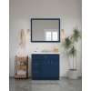 42-in x 34-in Slim Shaker Framed Vanity Mirror, Navy Blue, VM4234-MR-FR02-NB