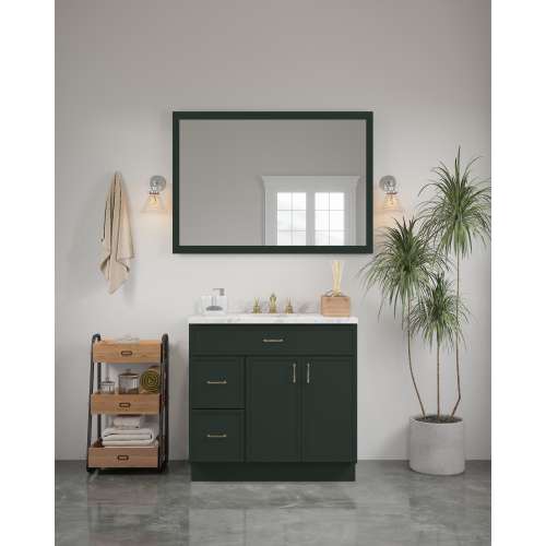 48-in x 34-in Slim Shaker Framed Vanity Mirror, Green, VM4834-MR-FR02-GR