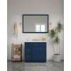 48-in x 34-in Slim Shaker Framed Vanity Mirror, Navy Blue, VM4834-MR-FR02-NB