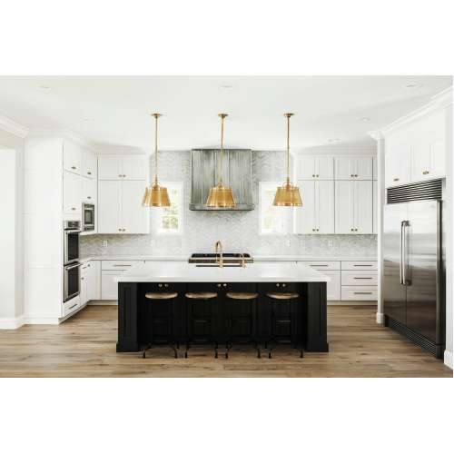 24-in x 85-in Shaker Tall Decorative End Panel, White, TDEP2490-FR01-WH