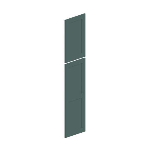 24-in x 85-in Shaker Tall Decorative End Panel, Green, TDEP2490-FR01-GR