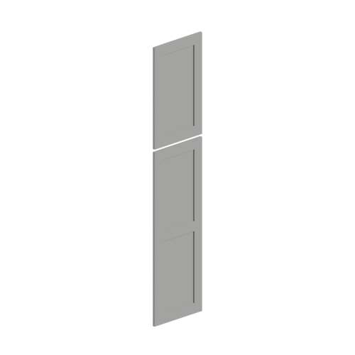 24-in x 85-in Shaker Tall Decorative End Panel, Light Grey, TDEP2490-FR01-LG