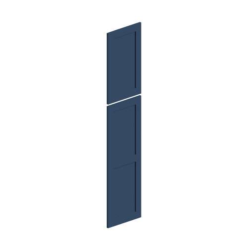 24-in x 85-in Shaker Tall Decorative End Panel, Navy Blue, TDEP2490-FR01-NB