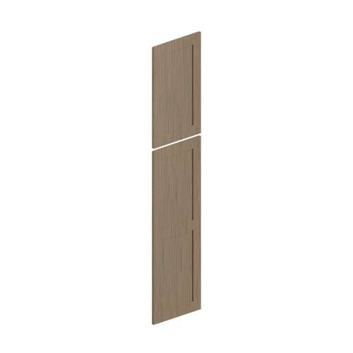 24-in x 85-in Shaker Tall Decorative End Panel, Tan Wood, TDEP2490-FR01-TW