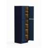 30-in x 24-in x 84-in Ready To Assemble Shaker Four Door Tall Utility Cabinet, Navy Blue, U308424-RTA-FR01-NB