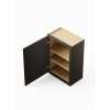 18-in x 12-in x 30-in Ready To Assemble Slim Shaker Single Door Wall Cabinet, Smokey Grey, W1830-RTA-FR02-SG
