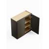 33-in x 12-in x 36-in Ready To Assemble Slim Shaker Double Door Wall Cabinet, Smokey Grey, W3336-RTA-FR02-SG