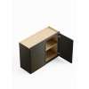 36-in x 12-in x 24-in Ready To Assemble Slim Shaker Wall Cabinet, Smokey Grey, W3624-RTA-FR02-SG