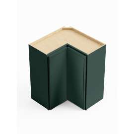 24-in x 12-in x 30-in Ready To Assemble Slim Shaker Easy Reach Wall Cabinet, Green, WER2430-RTA-FR02-GR