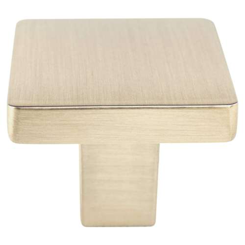Contemporary Advantage One 1-1/8-in x 1-1/8-in Square Knob, Champagne 0952-10CZ-P
