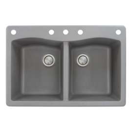 ATDE3322-CABDE Aversa 33-in x 22-in Drop-in Granite Kitchen Sink