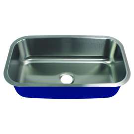 Meridian Stainless Steel 32-in Undermount Kitchen Sink
