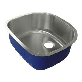 Meridian Stainless Steel 24-in Undermount Kitchen Sink