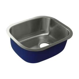 Meridian Stainless Steel 19-in Undermount Kitchen Sink