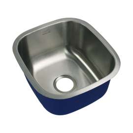 Meridian Stainless Steel 17 Undermount Kitchen Sink Kit with Bottom Grids, Flip-Top Strainer, Flip-Top Disposal Strain