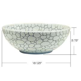 Valbonne Fireclay 16-in Round Vessel Sink