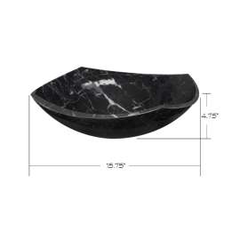 Joelle Marble 15.75-in Vessel Sink