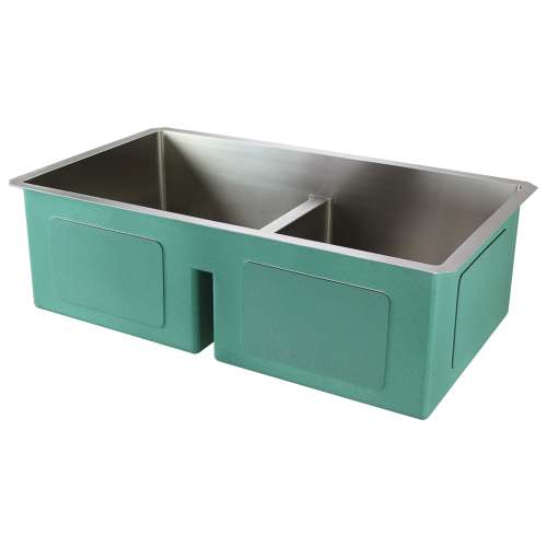 Diamond Stainless Steel 33-in Undermount Kitchen Sink